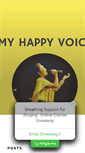 Mobile Screenshot of myhappyvoice.com